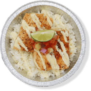 volcano blackened fish